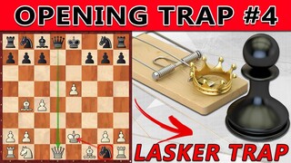 LASKER TRAP || Magic Position? Black wins in less than 10 moves!