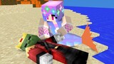 Monster School : Love Story Mermaid and Prince Zombie - Minecraft Animation