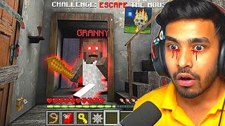 GRANNY in Minecraft 😱 : Horror Story Part -1 | Minecraft Horror Video |