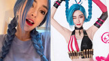 Yang Ying cos Jinx, bím tóc xanh vui tươi và ngầu, vai diễn được phục hồi cao (2)