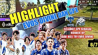 HIGHLIGHT GPX DAN EVOS DIVINE RONDE 1-7 FINALS FFAC 2021