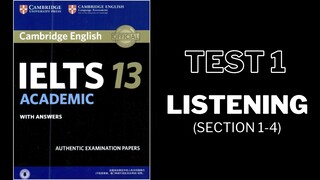 Cambridge IELTS Book 13 Listening Practice Test 1 with Answers key