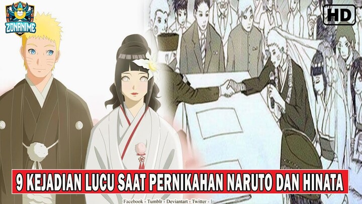 Ada Kejadian Kocak!!! Inilah Kejadian Lucu Pernikahan Naruto & Hinata