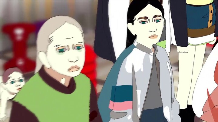 Animated short film "A Will" A young woman found some animations on the Internet, which were obvious