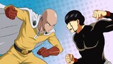 if Saitama (One Punch Man) fights Mashle (Magic and Muscles)- Fan Animation