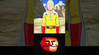 《One punch man》        Saitama and zenos first battle. (sitama troll face😈)#like #japanese #anime