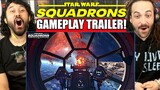 STAR WARS: SQUADRONS – Official GAMEPLAY TRAILER - REACTION!