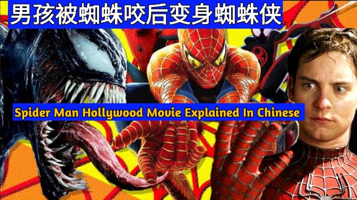 Spider Man 2002 Hollywood Movie Explained In Chinese | Hollywood Movie Chinese Language Dubbed