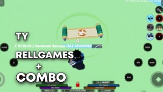 Narumaki Barrage + Combo | TY RELLGAMES | Shindo Life | Roblox |