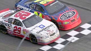 Kevin Harvick wins the 2001 cracker barrel 500