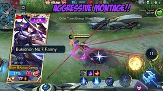 SPECIAL FANNY AGGRESSIVE MONTAGE! || ROAD TO 45K SUBSCRIBERS || MOBILE LEGENDS BANG BANG