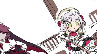 [Teyvat Kindergarten] Baby Noelle will practice swordplay when she is alone
