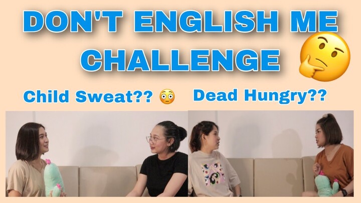 DON’T ENGLISH ME CHALLENGE | Flight Attendant Edition