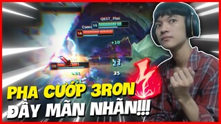 (LMHT) MÃN NHÃN VỚI PHA CƯỚP 3RON ĐẦY ĐẲNG CẤP CỦA EM HIẾU GIÚP TEAM LỘI NGƯỢC DÒNG !!!