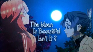 Scene Anime Yang Mengungkapkan Perasaan Lewat Kata "Bulan Itu Indah Bukan ?"🌑✨