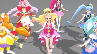 【MMDプリキュア】goプリ＆ハピプリで心拍数♯0822