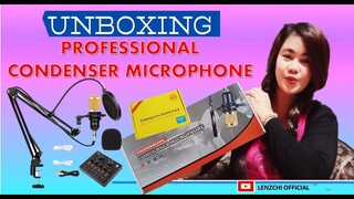 Professional Condenser Microphone 2020 (Unboxing/Set-Up/Testing)