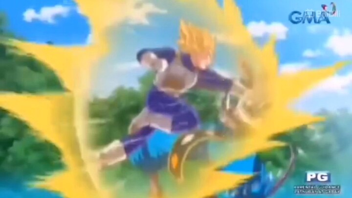 Dargon boll x vegeta Super saiyan kinalaman ng Diti of destruction