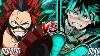 DEKU VS RED RIOT (Anime War) FULL FIGHT HD