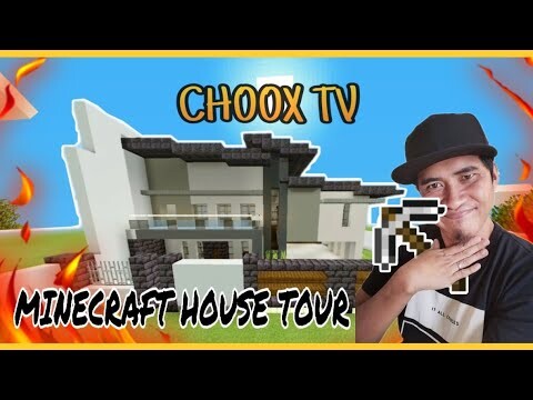 CHOOX TV- Minecraft House Tour|1000 Subscribers na tayo!