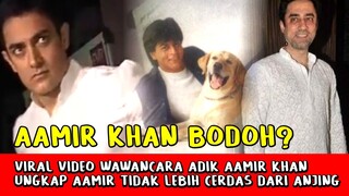 Heboh! Aamir Khan Disebut Tidak Lebih Cerdas Dari Anjing SRK?