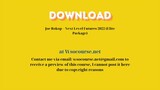 Joe Rokop – Next Level Futures 2022 (Elite Package) – Free Download Courses