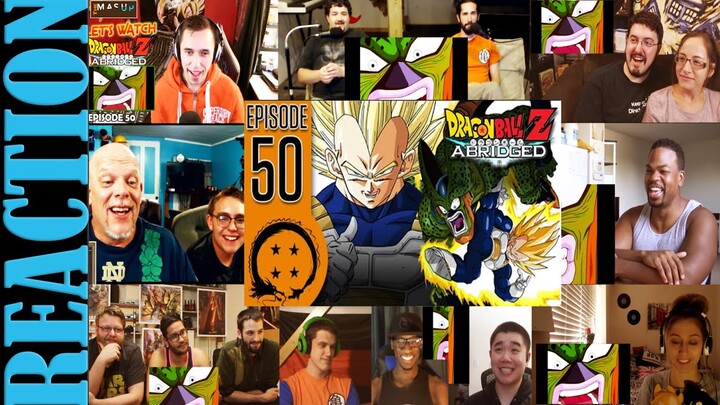 DragonBall Z Abridged: Episode 50 - TeamFourStar (TFS) REACTIONS MASHUP