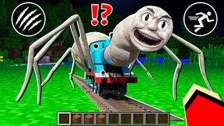 JJ and Mikey vs Creepy Thomas Spider CHALLENGE at 3:00am ! - in Minecraft Maizen