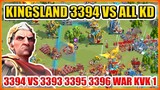 LAGI TREND LAWAN SEMUA KINGDOM !! 3394 VS 3393 3395 3396 WAR KINGSLAND KVK 1 ROK