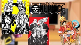 ||Past supernovas react to luffy ||1/ | gacha ||one piece||