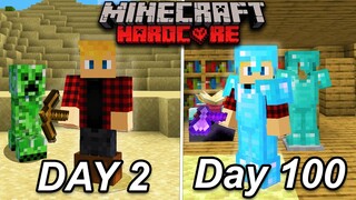 I Survived 100 Days in HARDCORE Minecraft, AGAIN