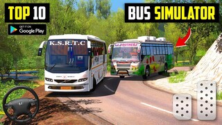 Top 5 Bus Simulator Games for Android l Best bus simulator games for android