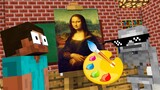 Monster School : FUNNY DRAWING Challenge - Minecraft Animation