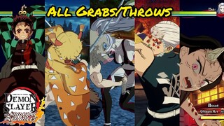 Demon Slayer The Hinokami Chronicles-All Grabs/Throws (All New DLC Characters Including) [JPN DUB]