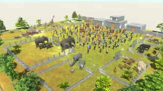 ANIMALS Escape From ZOO - Animal Revolt Battle Simulator
