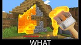 Minecraft รออะไร meme part 117 minecraft สมจริง Lava Brush