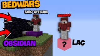 BEDWARS MŨ SIRO OFFICIAL CÙNG  KHANGG DÀNH TOP 1 HEROMC VÀ NHỮNG PHA "COFFIN DANCE" (Minecraft PVP)