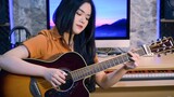 Siêu nhẹ nhàng! Chị gái chơi tinh tế đĩa đơn nổi tiếng "bằng lái xe" của Olivia Rodrigo [kiểu guitar