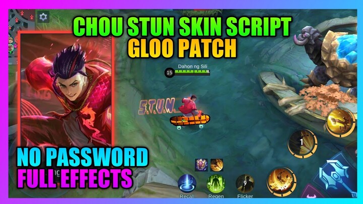 Chou STUN Skin Script NO PASSWORD | FULL SOUND EFFECTS AND IN GAME VOICE | ABC Files & Non ABC