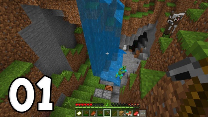 มายคราฟ 1.17.40 | เอาชีวิตรอดในคืนแรก กับนายสเวนเซ่นส์!? Minecraft Pe