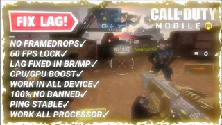 SMOOTH-EXTREME COD MOBILE CONFIG FOR LOW END DEVICES | CALL OF DUTY MOBILE SEASON 1 | GAMERDOES