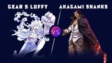LUFFY GEAR 5 VS AKAGAMI SHANKS WHO WILL WIN??😱|PINOY FUNNY DUB