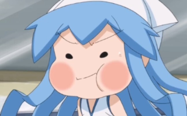 The world is strange, and the squid girl is cute