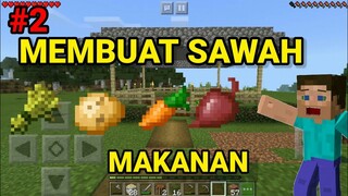 Minecraft Survival Indonesia (Ep.2)||Membuat Sawah