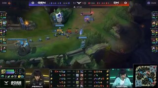 Highlights GEN vs DK - Ván 1 _ LCK Mùa Hè 2022 _ Tuần 2 Ngày 1