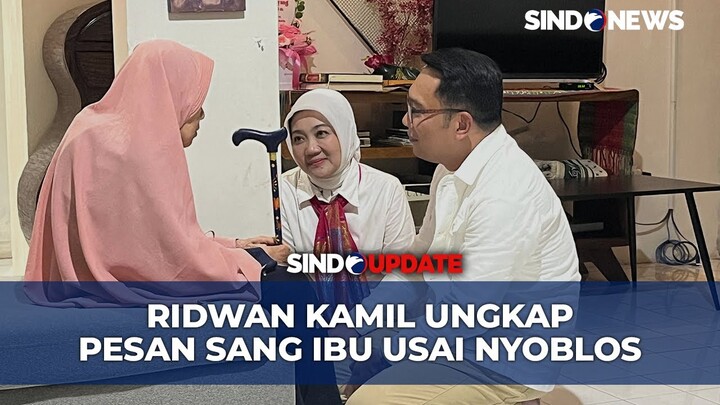 Ridwan Kamil Sungkeman dan Minta Doa Restu ke Ibunda usai Nyoblos di Bandung