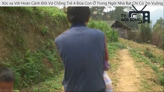 Xót xa Với Hoàn Cảnh Đôi Vợ Chồng Trẻ 4 Đứa Con Ở Trong Ngôi Nhà Bạt Chỉ Có 7m Vuông p7