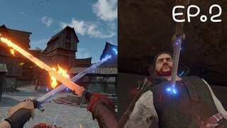EP.2 ตัดให้ขาด ดาบแห่งไฟ VS ดาวสายฟ้า | เกม Blade and Sorcery VR แคสเกมอีสาน | VR Game