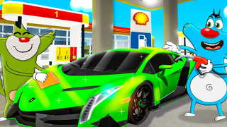 Roblox Oggy เปิดปั๊มน้ำมันพร้อมแจ็คใน Gas Station Tycoon Rock Indian Gamer