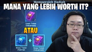 JANGAN SAMPAI SALAH TUKAR GUYS! HATI-HATI JEBAKAN MOONTON! SNOW TICKET MOBILE LEGENDS